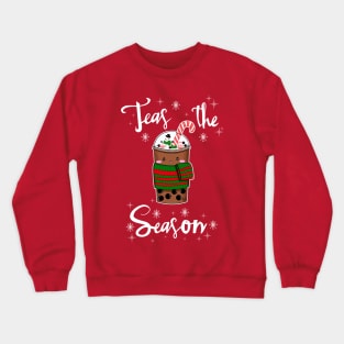 Teas the Season Boba Tea Crewneck Sweatshirt